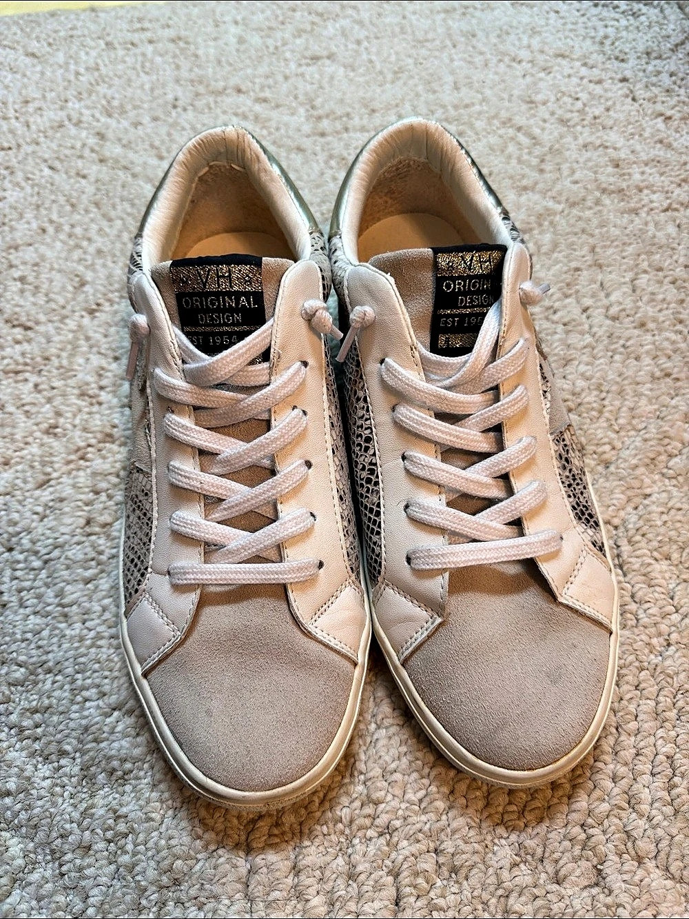Vintage Havana Sneakers star snake Gold US 11